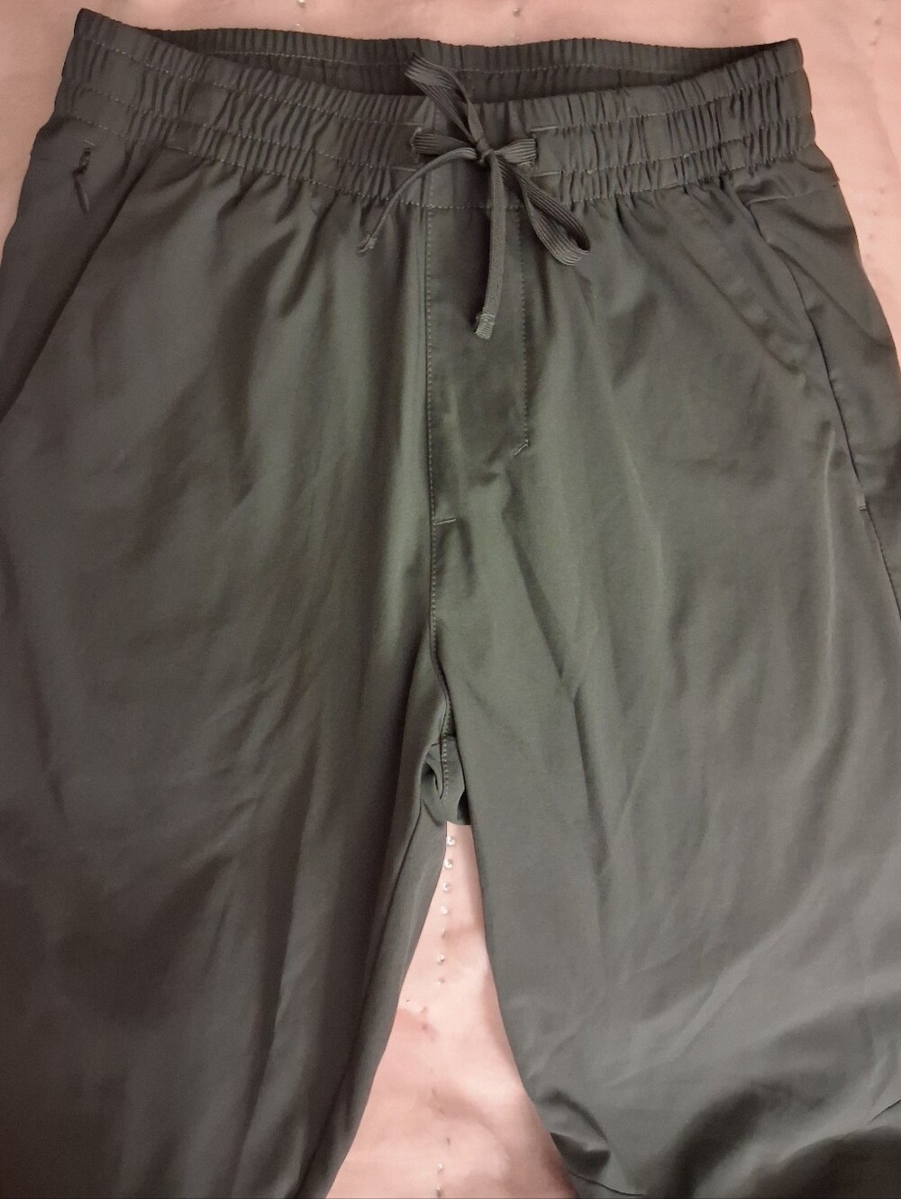 Hollister Gray Drawstring Track Joggers